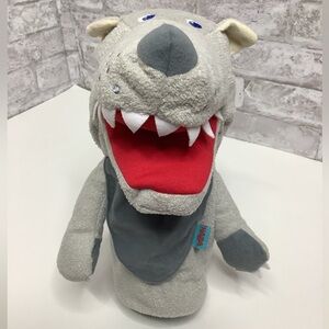 Haba Plush Hand Puppet Big Bad Wolf Rare HTF Germany Toy Doll 10”